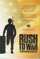 Rush To War: Between Iraq And A Hard Place cover image